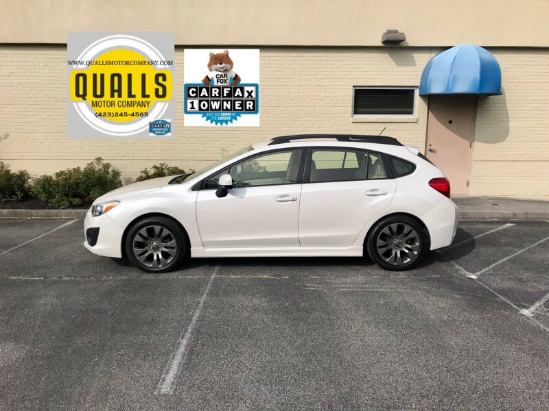 2013 Subaru Impreza for sale at Qualls Motor Company in Kingsport TN