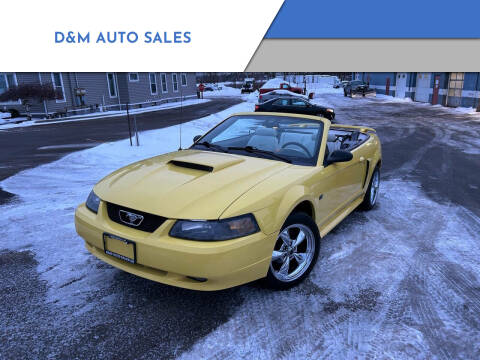 2001 Ford Mustang for sale at D&M AUTO SALES in West Seneca NY