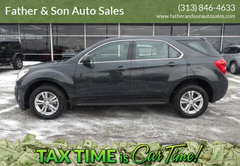 2014 Chevrolet Equinox for sale at Father & Son Auto Sales in Dearborn MI