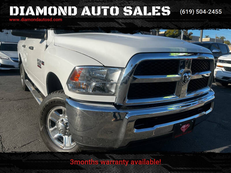 2018 RAM 2500 for sale at DIAMOND AUTO SALES in El Cajon CA