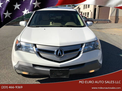 2009 Acura MDX for sale at MD Euro Auto Sales LLC in Hasbrouck Heights NJ