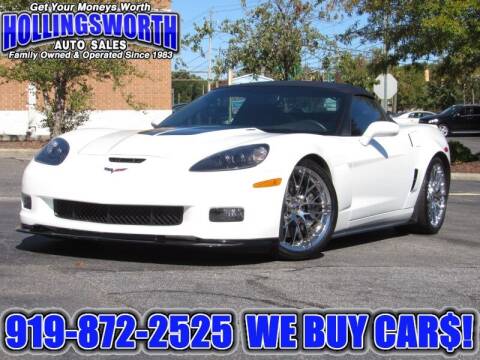 2013 Chevrolet Corvette for sale at Hollingsworth Auto Sales in Raleigh NC