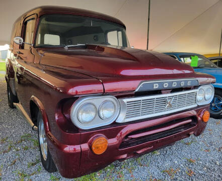1961 Dodge D100 Pickup for sale at Custom Rods and Muscle in Celina OH