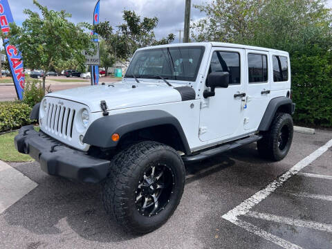 2015 Jeep Wrangler Unlimited for sale at Bay City Autosales in Tampa FL