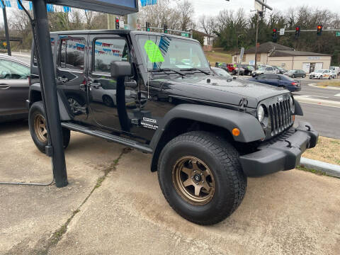 2012 Jeep Wrangler Unlimited for sale at Motley's Auto World in Danville VA