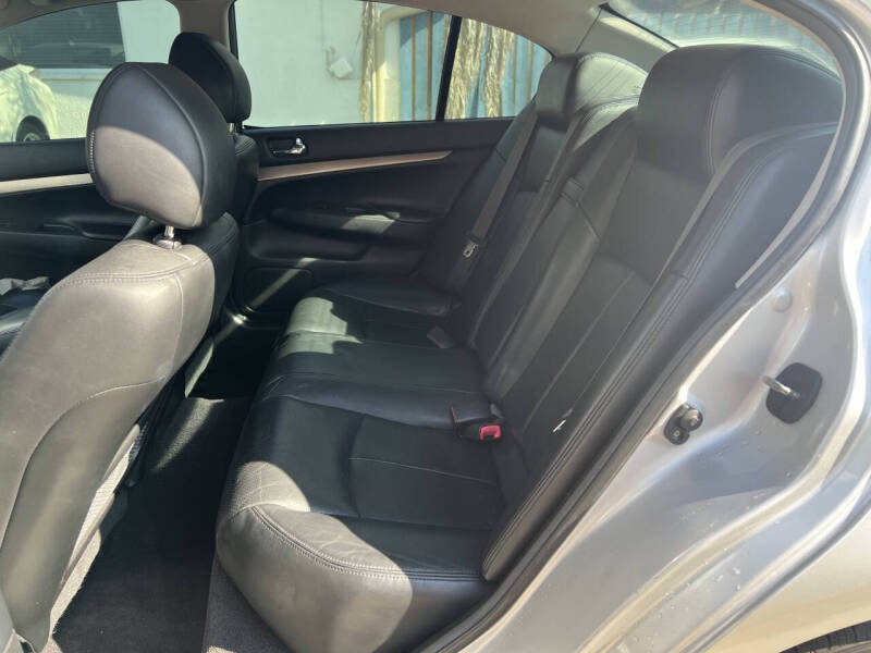 2012 Infiniti G25 Sedan Journey