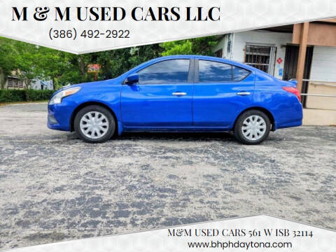 2015 Nissan Versa for sale at M & M Used Cars LLC in Daytona Beach FL