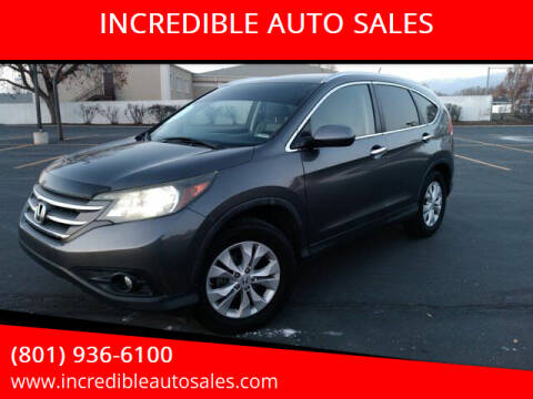 2013 Honda CR-V for sale at INCREDIBLE AUTO SALES in Bountiful UT