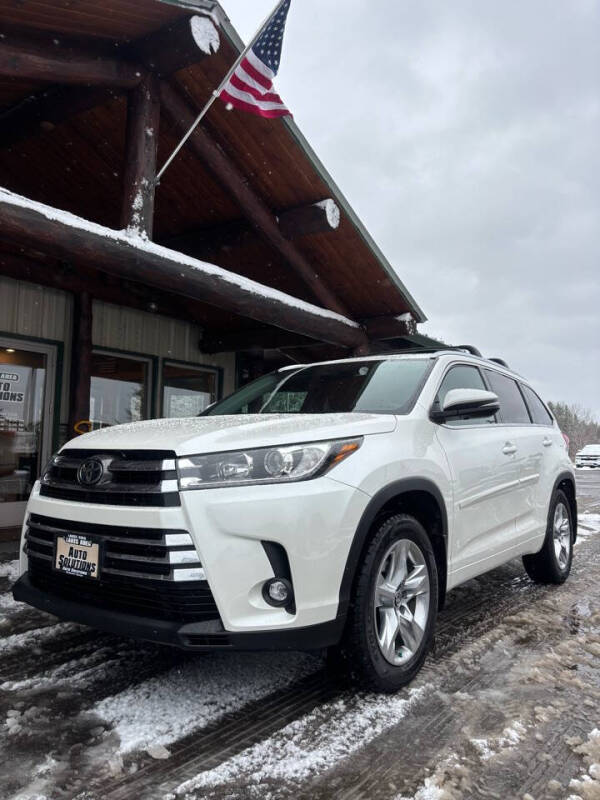 2019 Toyota Highlander for sale at Lakes Area Auto Solutions in Baxter MN