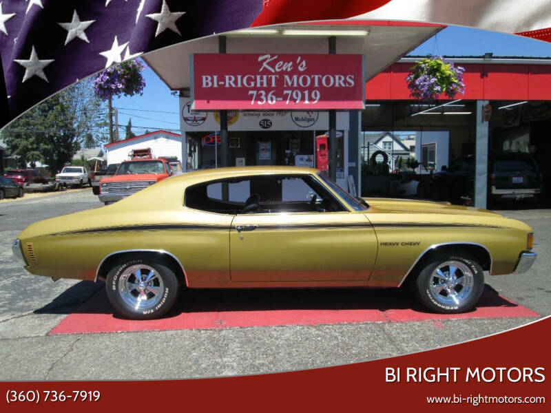 1972 Chevrolet Chevelle for sale at Bi Right Motors in Centralia WA