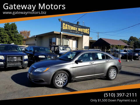 2013 Chrysler 200 for sale at Gateway Motors in Hayward CA