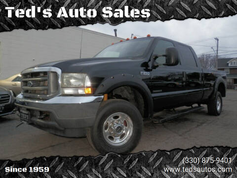 2002 Ford F-250 Super Duty for sale at Ted's Auto Sales in Louisville OH