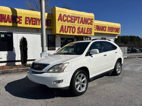 2009 Lexus RX 350 for sale at Acceptance Auto Sales in Lithia Springs GA