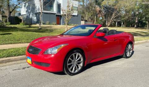 2010 Infiniti G37 Convertible for sale at Amazon Autos in Houston TX