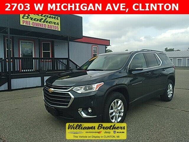 2020 Chevrolet Traverse for sale at Williams Brothers Pre-Owned Clinton in Clinton MI