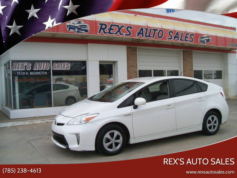 2013 Toyota Prius for sale at Rex's Auto Sales in Junction City KS