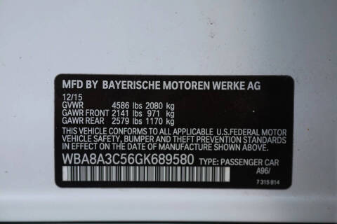 2016 BMW 3 Series 320i xDrive