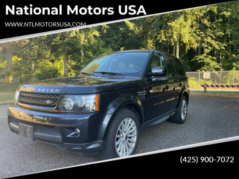 2012 Land Rover Range Rover Sport for sale at National Motors USA in Bellevue WA