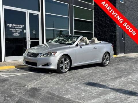 2012 Lexus IS 250C for sale at Autohaus Group of St. Louis MO - 40 Sunnen Drive Lot in Saint Louis MO