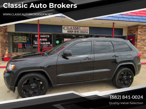 2011 Jeep Grand Cherokee for sale at Classic Auto Brokers in Haltom City TX