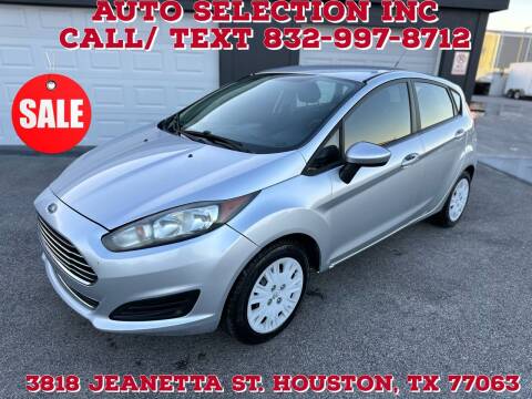 2016 Ford Fiesta for sale at Auto Selection Inc. in Houston TX