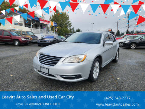 2012 Chrysler 200 for sale at Leavitt Auto Sales and Used Car City in Everett WA