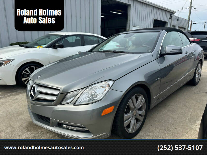 2012 Mercedes-Benz E-Class for sale at Roland Holmes Auto Sales in Roanoke Rapids NC