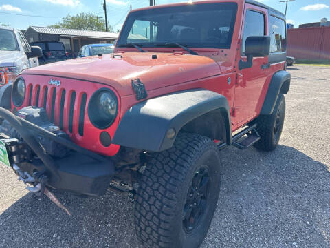 2013 Jeep Wrangler for sale at Brush Country Motors in Riviera TX