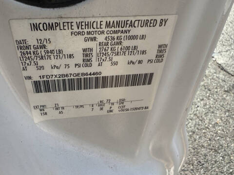 2016 Ford F-250 Super Duty XL