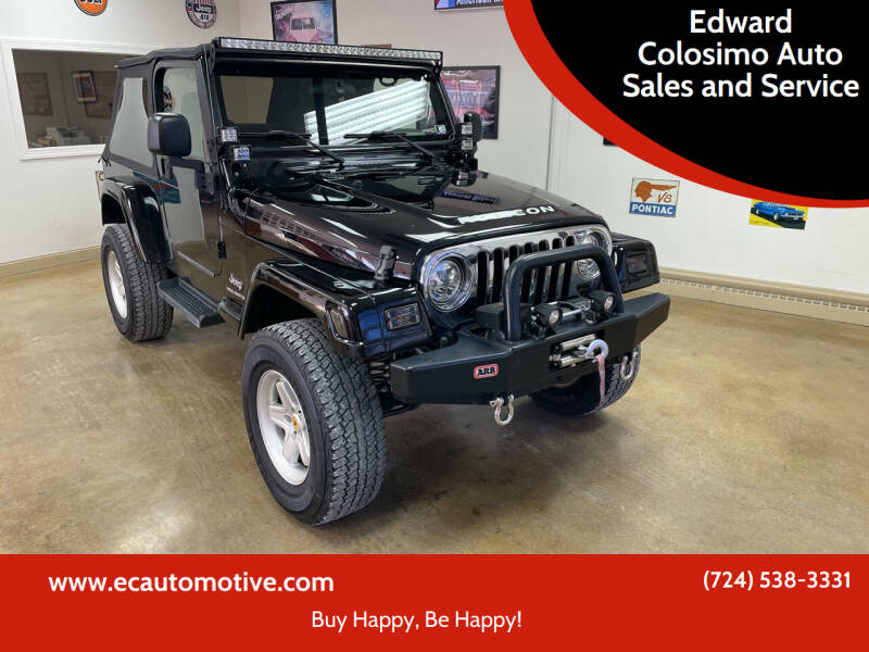 2006 Jeep Wrangler for sale at Edward Colosimo Auto Sales and Service in Evans City PA