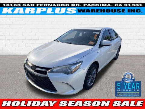 2015 Toyota Camry Hybrid for sale at Karplus Warehouse in Pacoima CA