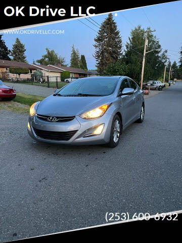 2015 Hyundai Elantra for sale at OK Drive LLC in Federal Way WA