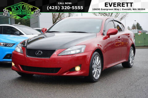 2008 Lexus IS 250 for sale at West Coast AutoWorks in Everett WA
