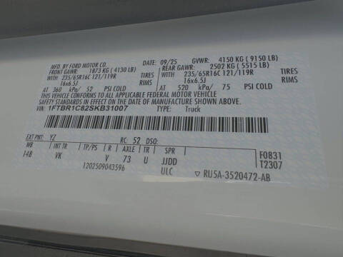 2025 Ford Transit 250