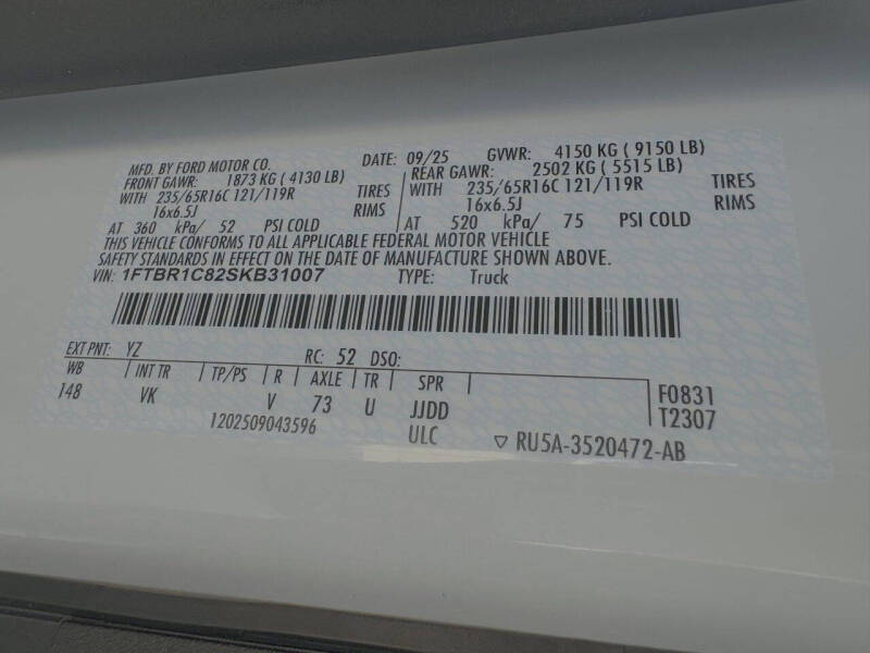 2025 Ford Transit 250