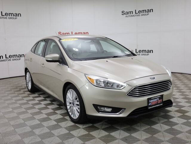 Used 2017 Ford Focus Titanium with VIN 1FADP3J23HL287414 for sale in Bloomington, IL