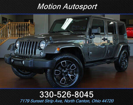 2018 Jeep Wrangler JK Unlimited for sale at Motion Auto Sport in North Canton OH