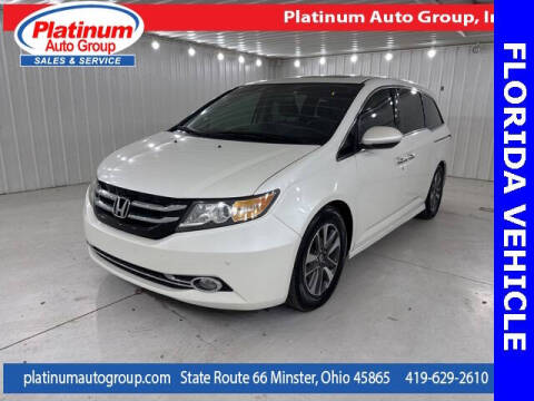 2016 Honda Odyssey for sale at Platinum Auto Group Inc. in Minster OH