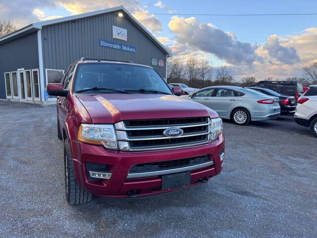 2016 Ford Expedition EL for sale at Riverside Motors in Glenfield, NY