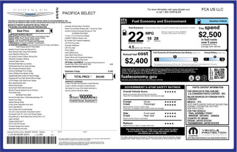 2025 Chrysler Pacifica Select