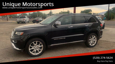 2014 Jeep Grand Cherokee for sale at Unique Motorsports in Tucson AZ