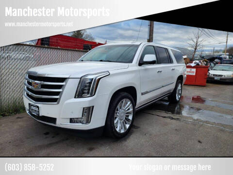 2016 Cadillac Escalade ESV for sale at Manchester Motorsports in Goffstown NH