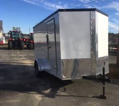2021 NEW J & C V Nose 6' x 12' Enclosed Trailer for sale at Sanders Motor Company in Goldsboro NC