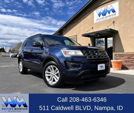 2016 Ford Explorer for sale at Western Mountain Bus & Auto Sales in Nampa ID
