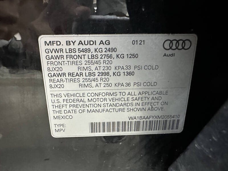 2021 Audi Q5 quattro Premium Plus 45 TFSI