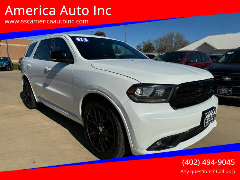2015 Dodge Durango for sale at America Auto Inc in South Sioux City NE