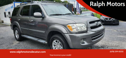 2005 Toyota Sequoia for sale at Ralph Motors in Decatur GA