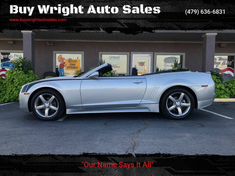 2012 Chevrolet Camaro for sale at Buy Wright Auto Sales in Rogers AR