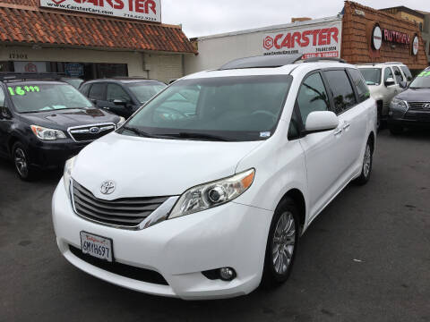 2011 Toyota Sienna for sale at CARSTER in Huntington Beach CA