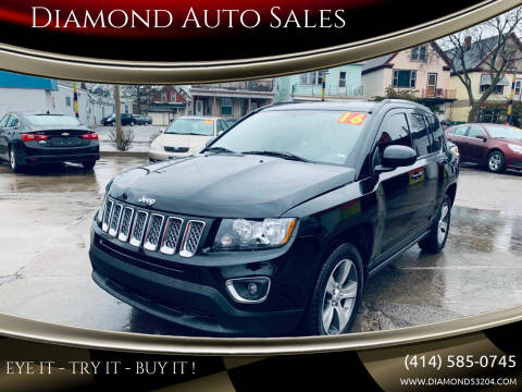 2016 Jeep Compass for sale at DIAMOND AUTO SALES LLC in Milwaukee WI